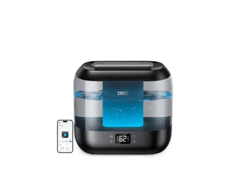 Dreo Smart Humidifiers for Bedroom, Top Fill Supersized Cool Mist Humidifier