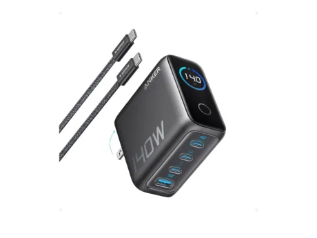 Anker Laptop Charger,140W, 4-Port, PD 3.1 with USB-C Cable