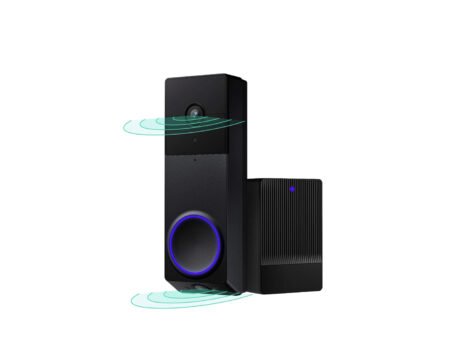Wyze Wireless Duo Cam Video Doorbell, 2K, Battery Powered, (Chime Included)