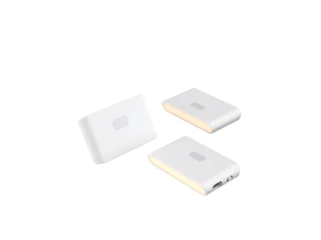 WYZE Rechargeable Night Lights with Dusk to Dawn & Motion Sensors, Linkable, Magnetic Mount, 3-Pack