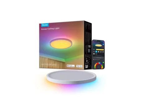 Govee Smart Flush Mount 12 Inch Ceiling Light, RGBIC LED, 2400LM