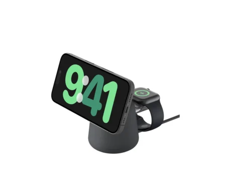 Belkin 2-in-1 MagSafe Wireless Charging Dock, iPhone Charger Compatible