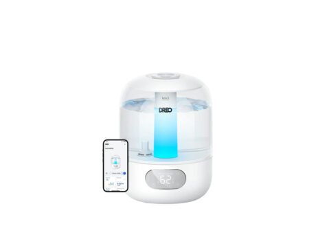 Dreo Smart Ultrasonic Humidifier with 26dB Quiet & RGB Lighting, Top Fill 3L Tank