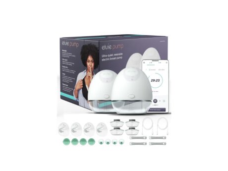Elvie Smart Double Breast Pump, Wearable Breast Pump, (New Version)
