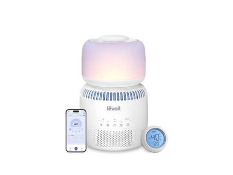 Levoit Smart Evaporative Humidifier, 3.8L, 36H Runtime, Dual Filtration, Auto Mode & Alexa Control