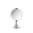 simplehuman 8" Round Sensor Mirror with Touch-Control Brightness and Dual Light Setting