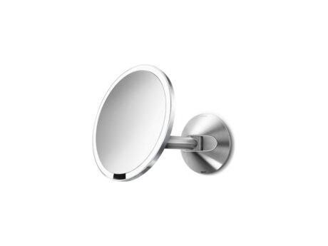 simplehuman 8" Round, Wall Mount Sensor Mirror, 5x Magnification -  Hard-Wired