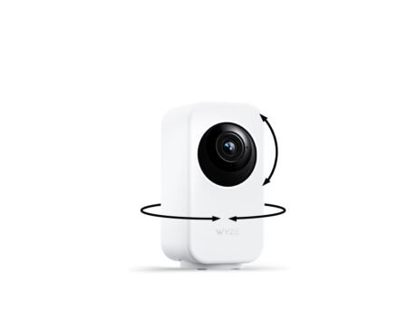 WYZE Indoor Cam Pan, 2K Pan-Tilt Security Camera for Baby/Pet Monitoring